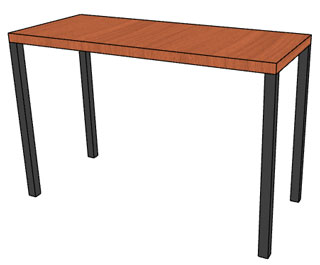 Konferenztisch braun / conference table brown